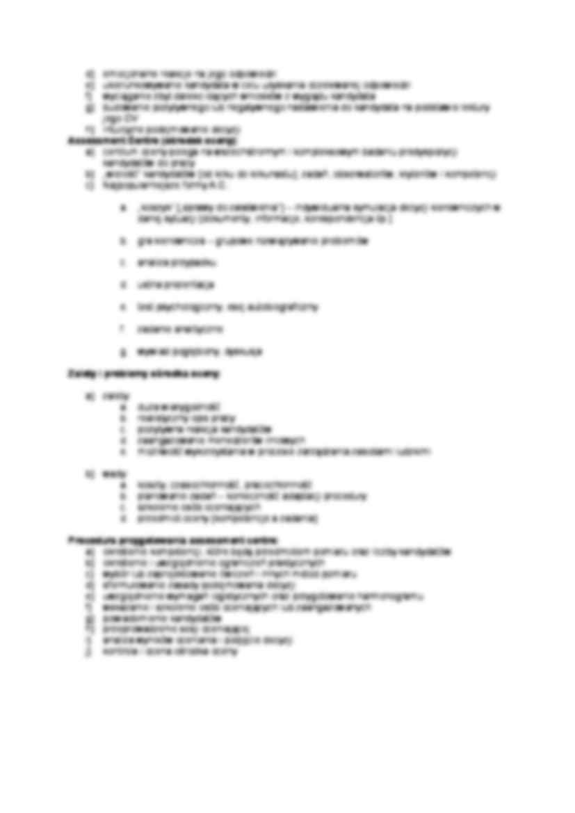 Selekcja kadr - schemat działań - strona 2