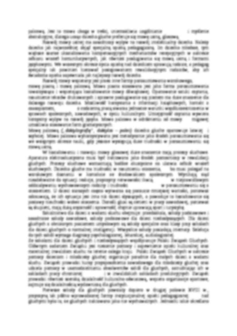 Surdopedagogika-dział pedagogiki specjalnej - strona 2