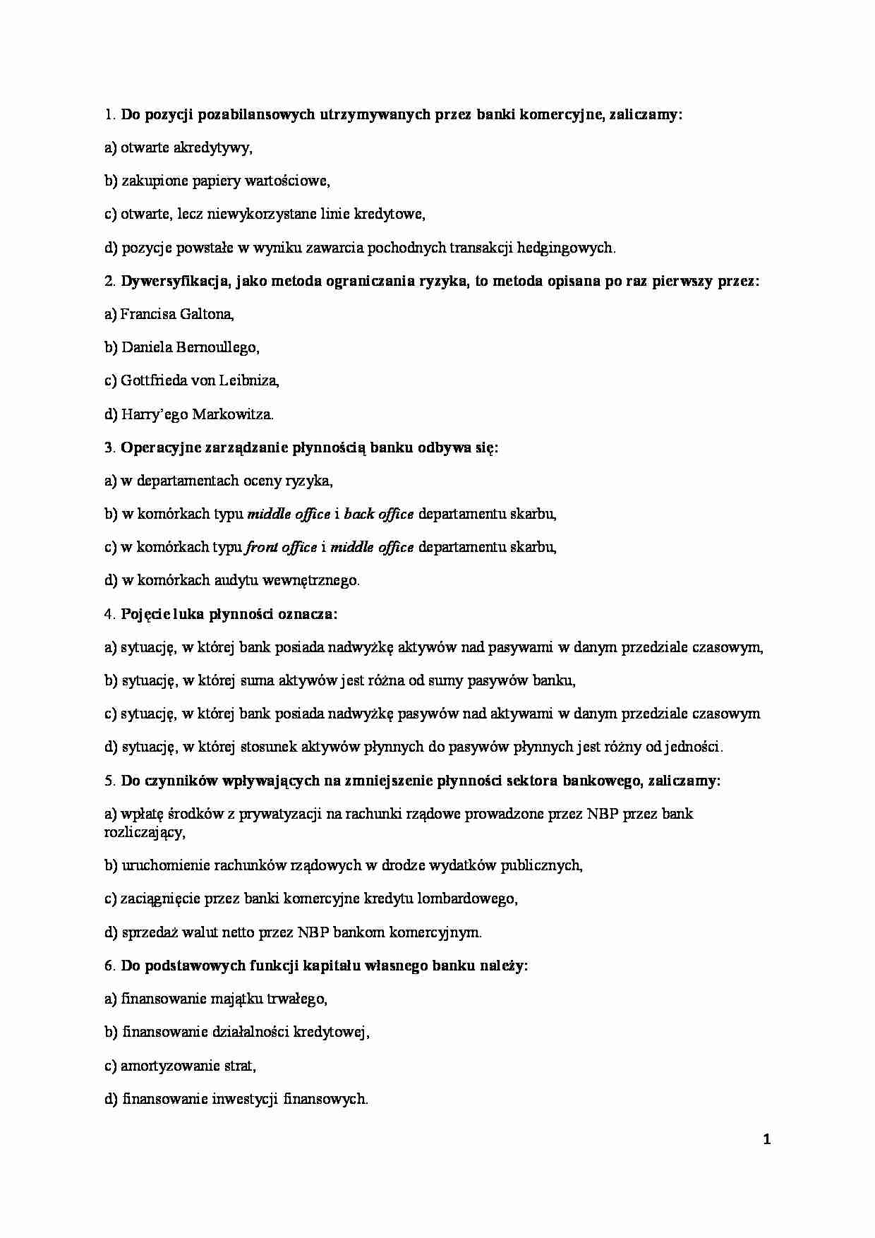 ZIK - I termin egzaminu - dr Jurkowska - strona 1