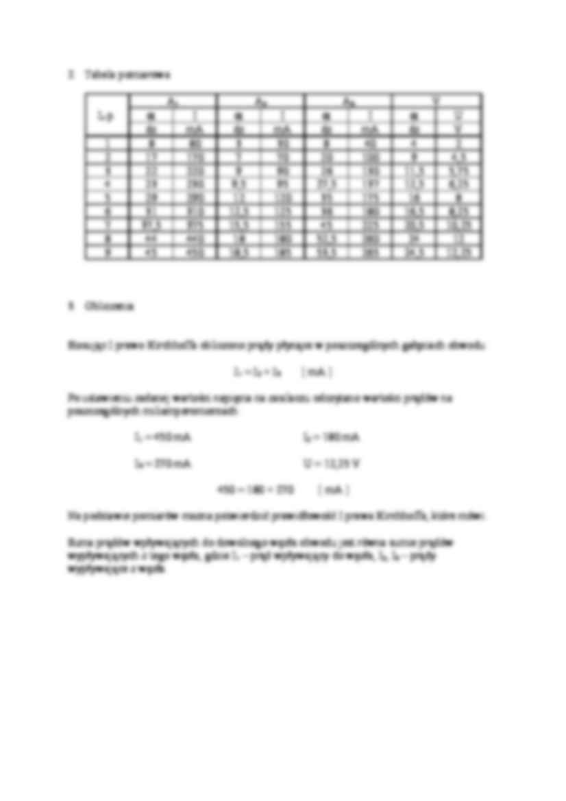 Pomiary napięć i prądu w obwodach rozgałęzionych - strona 2