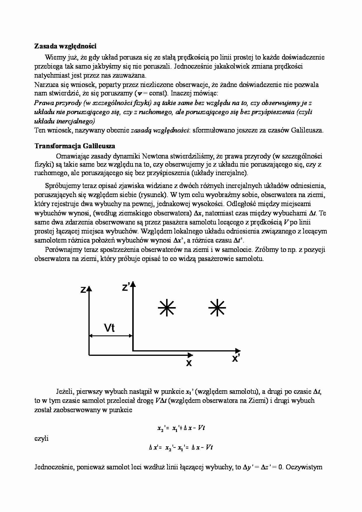 Elementy teorii względności - strona 1