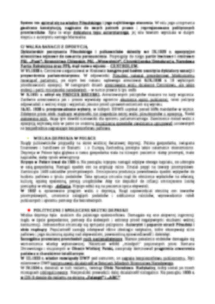 Przewrót majowy i konstytucja kwietniowa  - strona 3