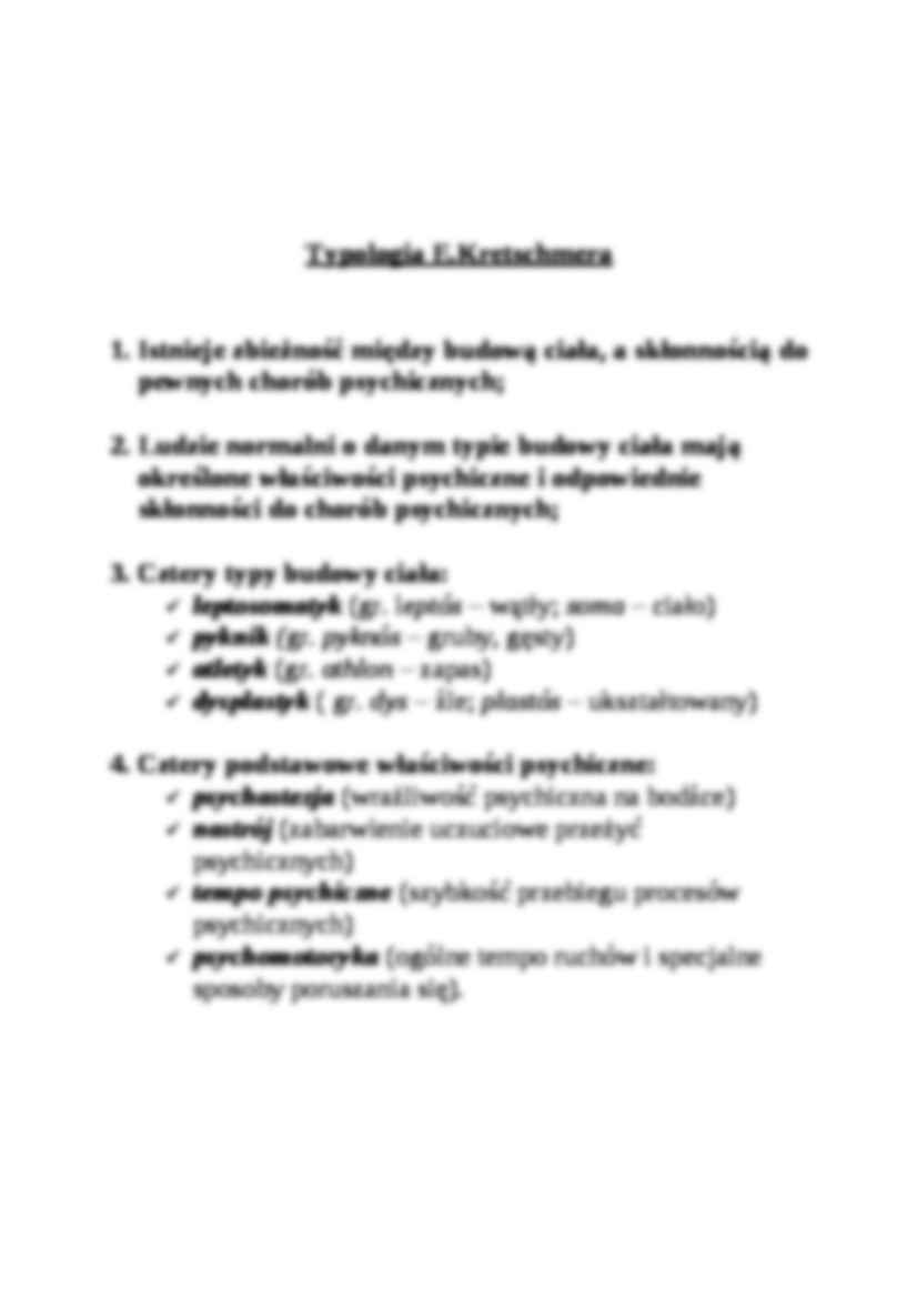 Typologie temperamentu - opracowanie  - strona 2
