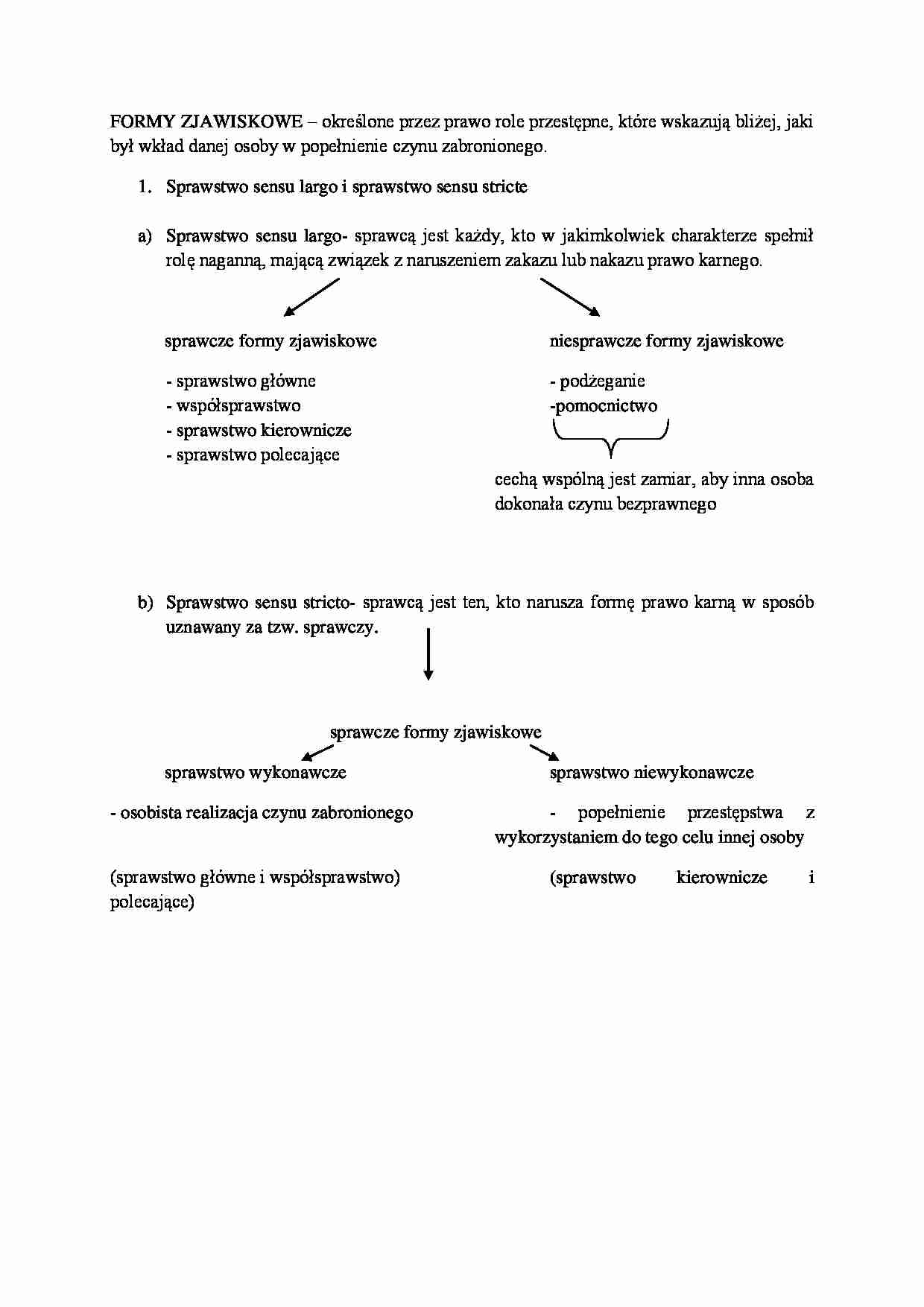 Formy zjawiskowe - wykład - strona 1
