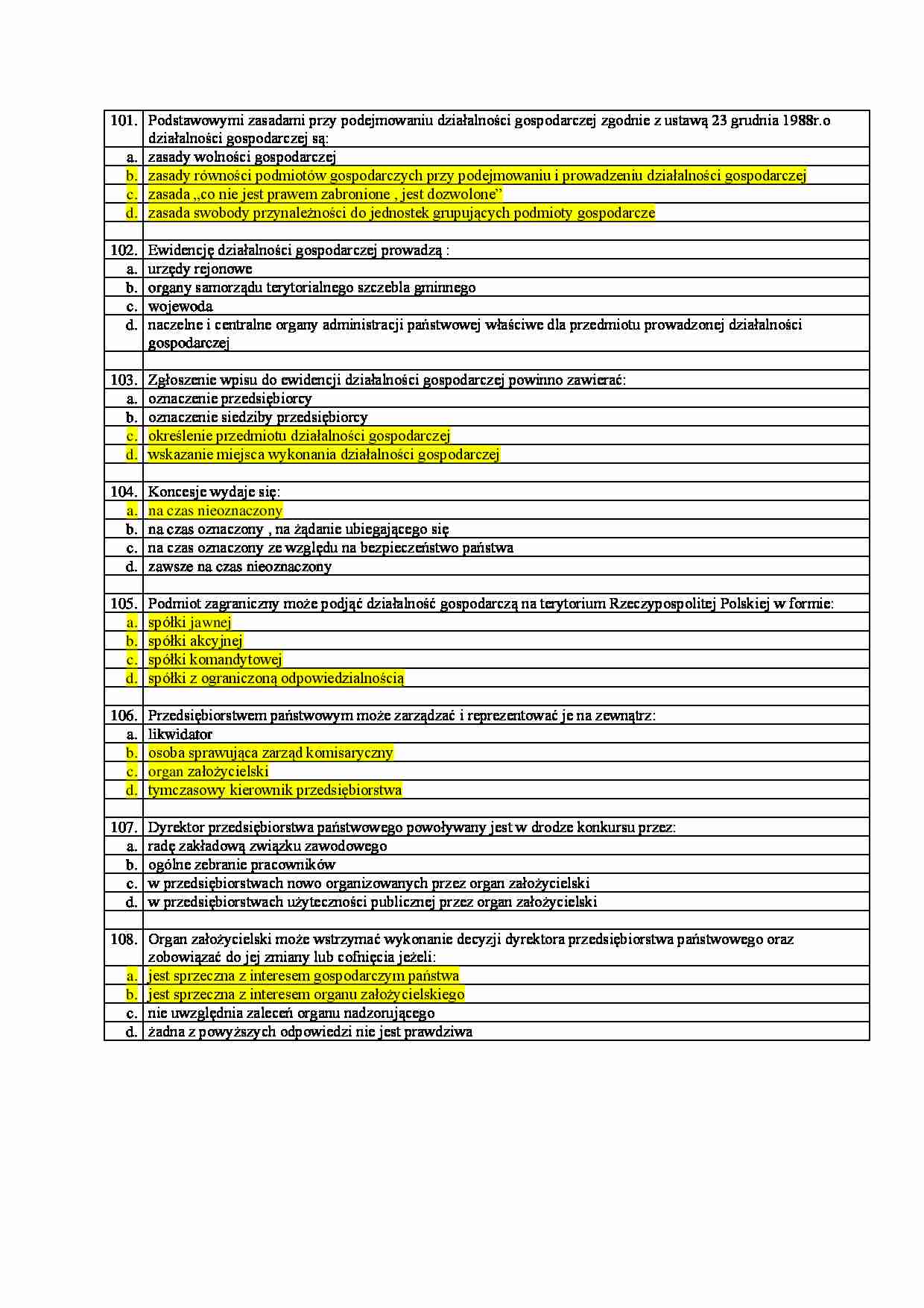 Publiczne prawo gospodarcze - test - Organ administracji publicznej - strona 1