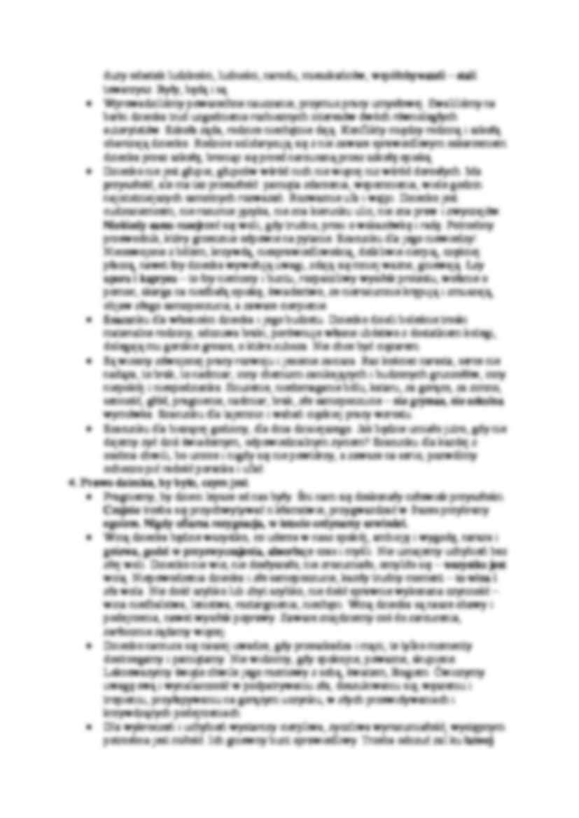 Postawa pedagogiczna Janusza Korczaka - strona 3