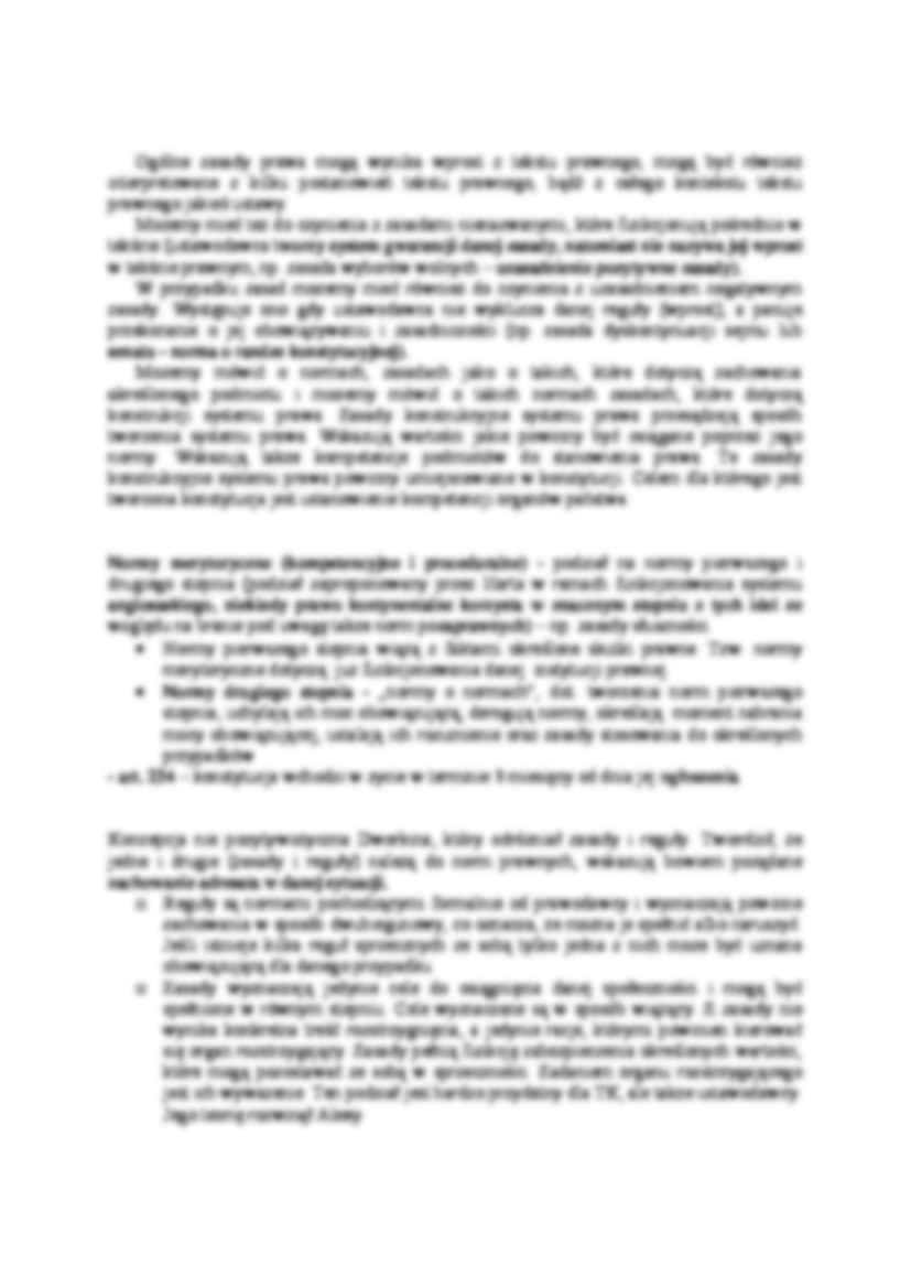 Zasady ustroju państwa - pojecie i systematyka  - strona 2