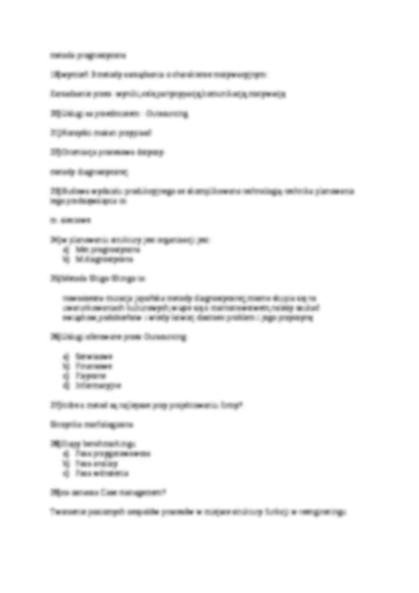 Test z metod organizacji i zarządzania - strona 3