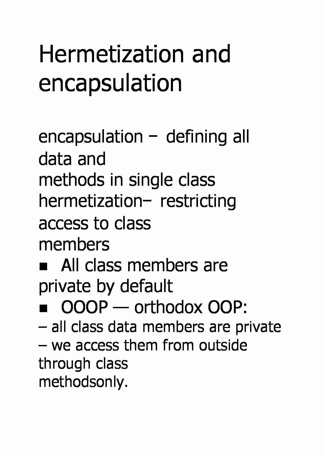 Hermetization and encapsulation - strona 1