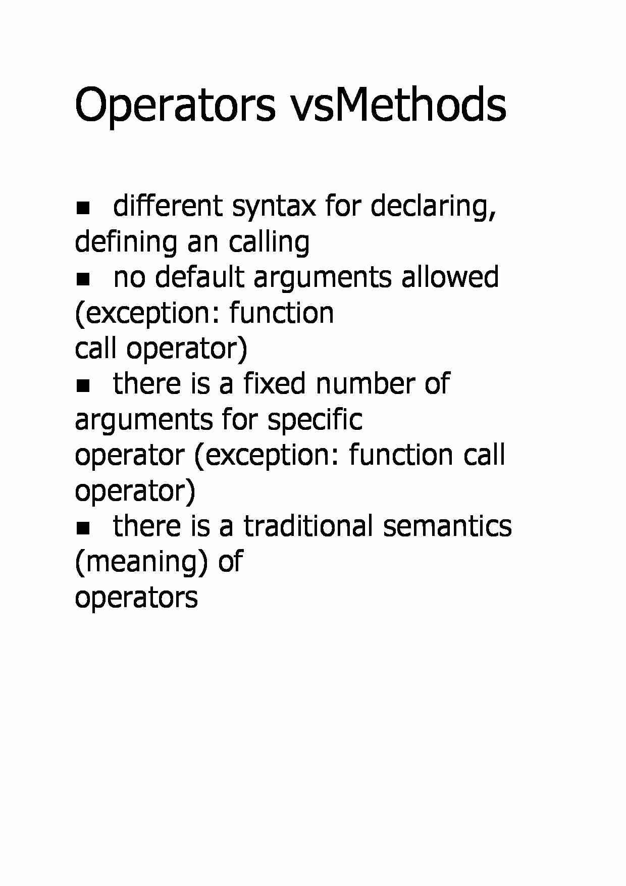 Operators vs Methods - strona 1