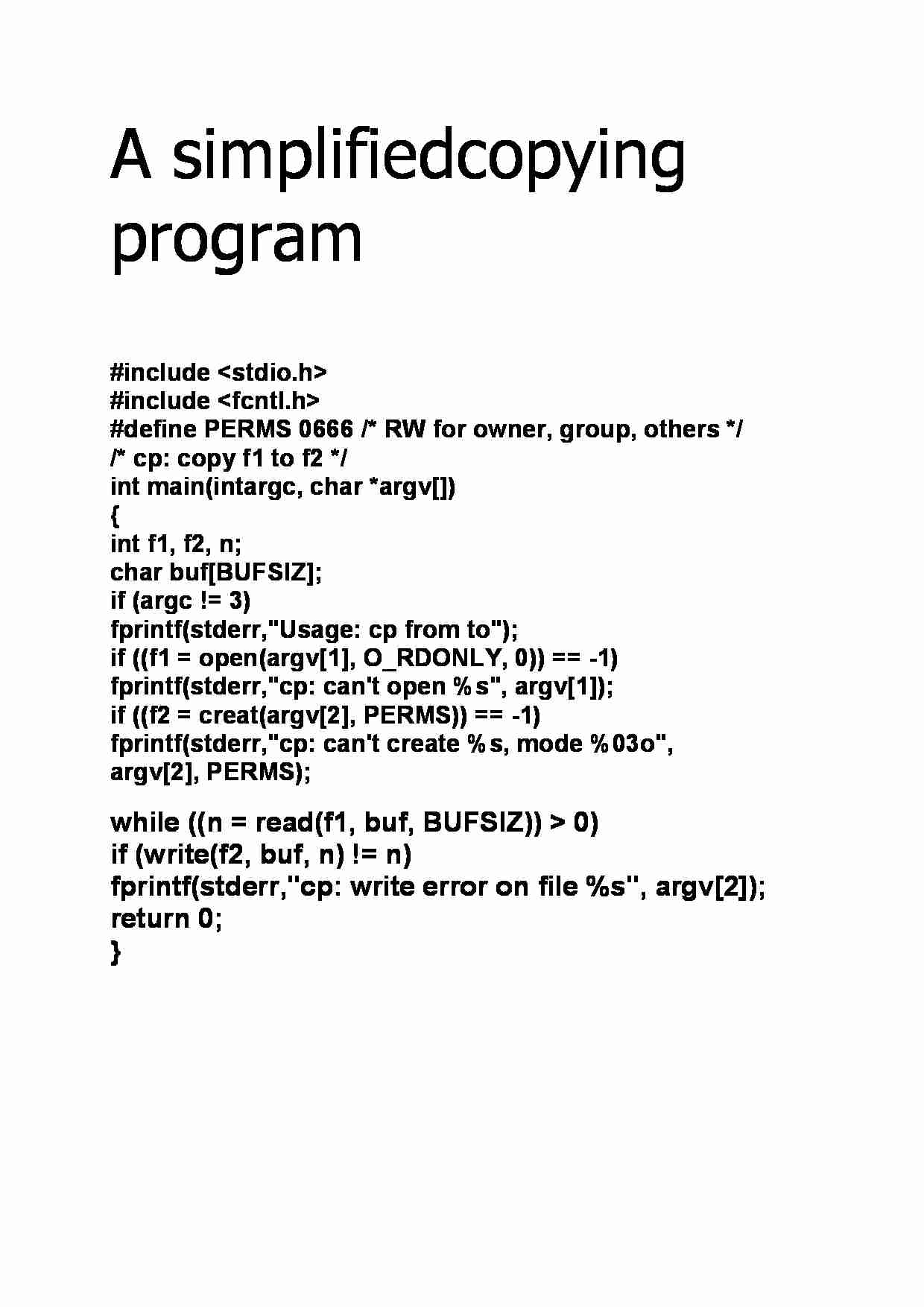 A simplified copying program - strona 1