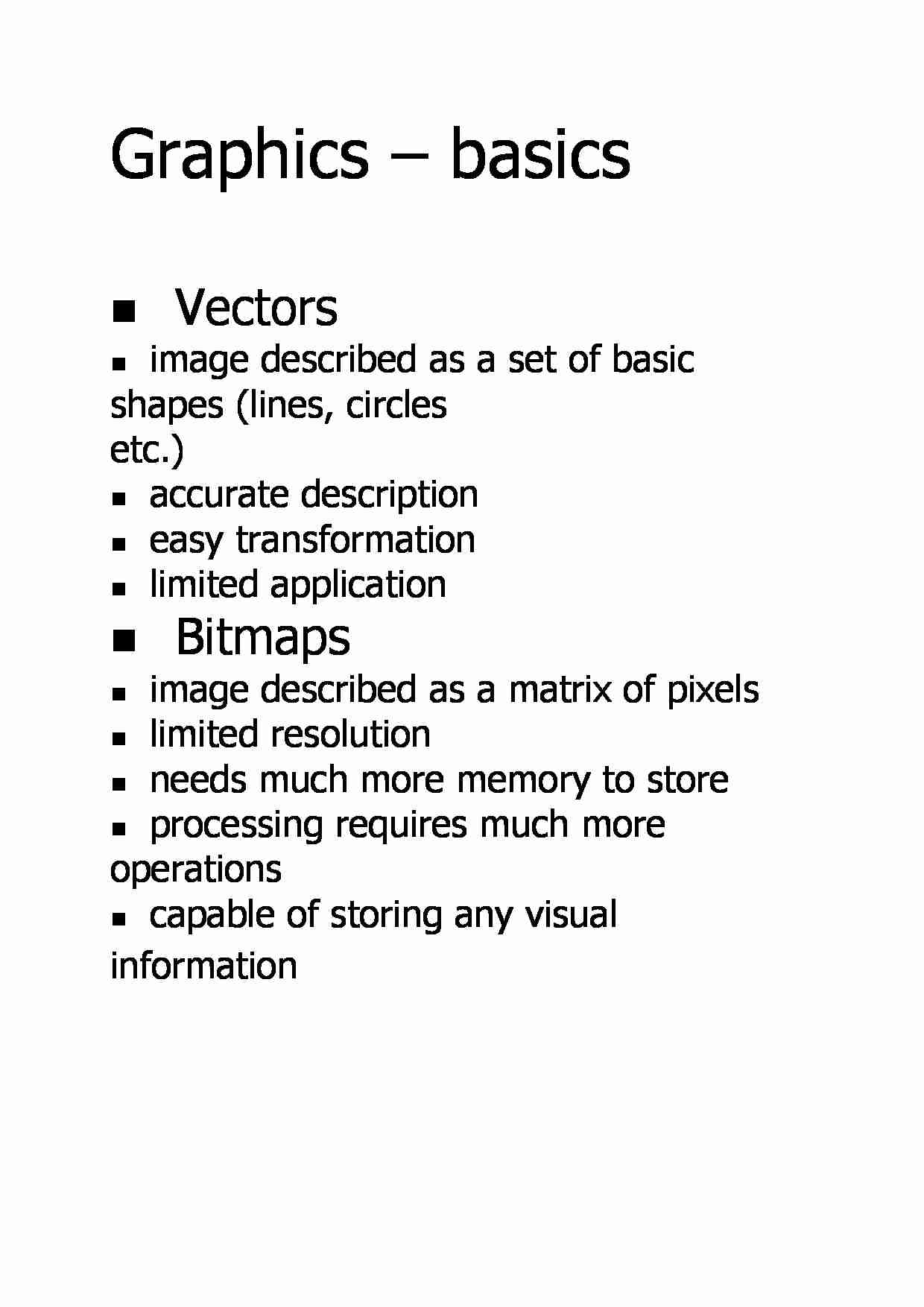 Basics of graphics - strona 1