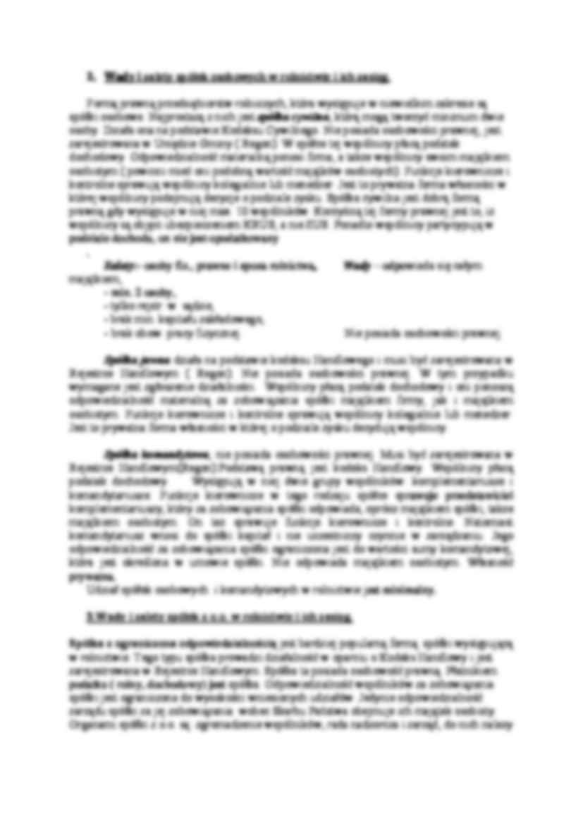 Formy prawne przedsiębiorstw rolniczych w Polsce i kierunki przekształceń własnościowych - strona 2