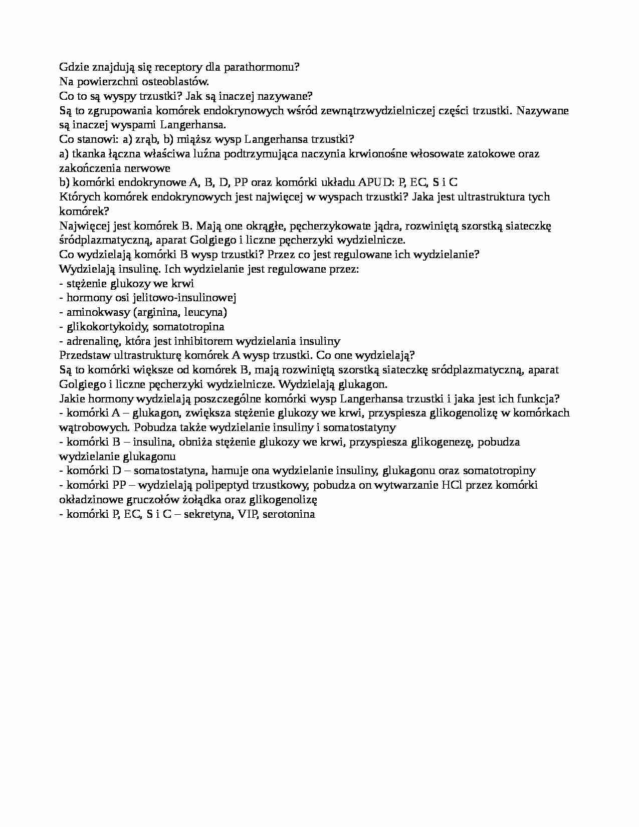 Receptory dla parathormonu - strona 1