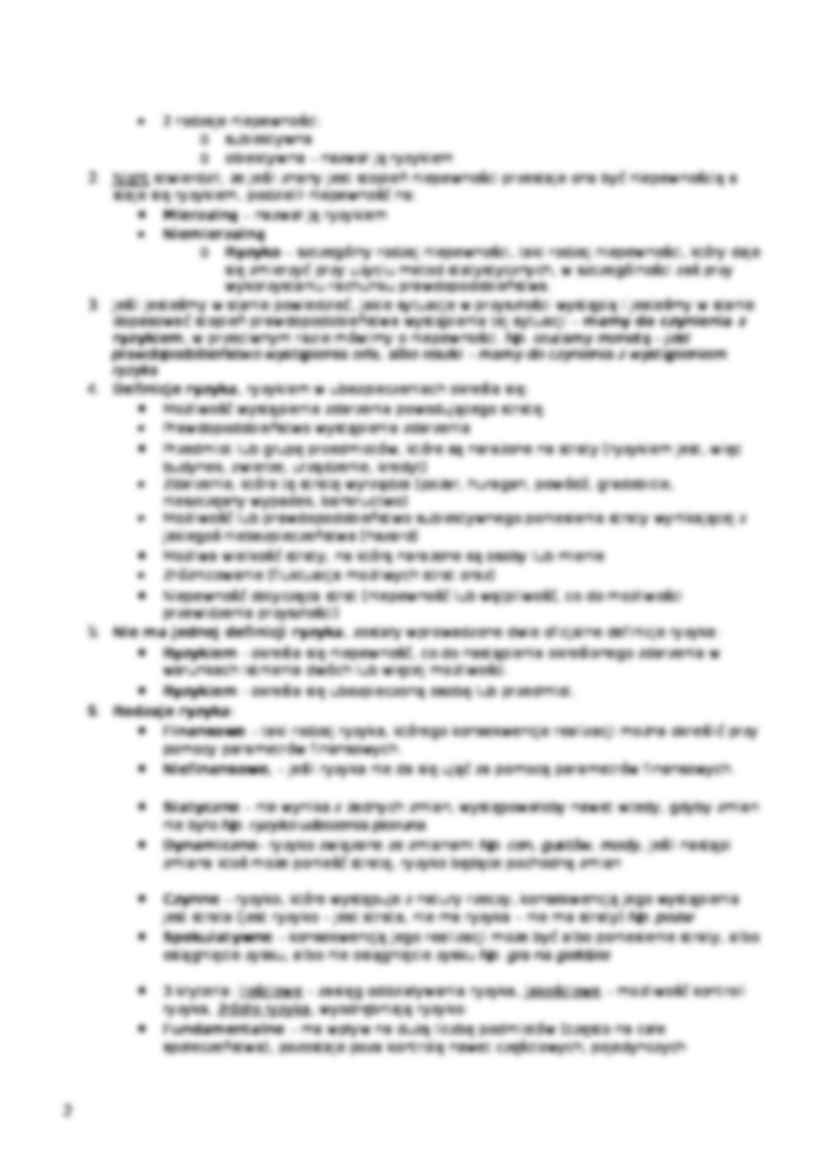 Zagadnienia organizacyjne z przedmiotu - strona 2
