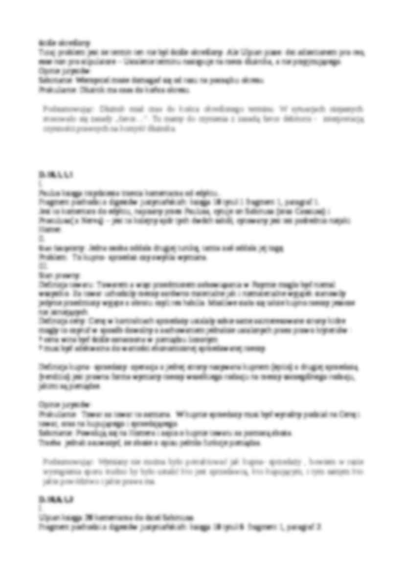 Kazusy - zobowiązania - Kontrakt przechowania - strona 2
