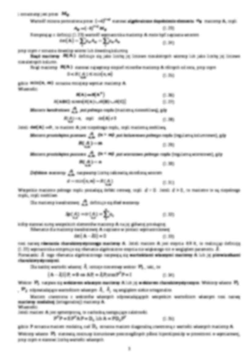 Podstawy algebry macierzy - formy kwadratowe. - strona 3