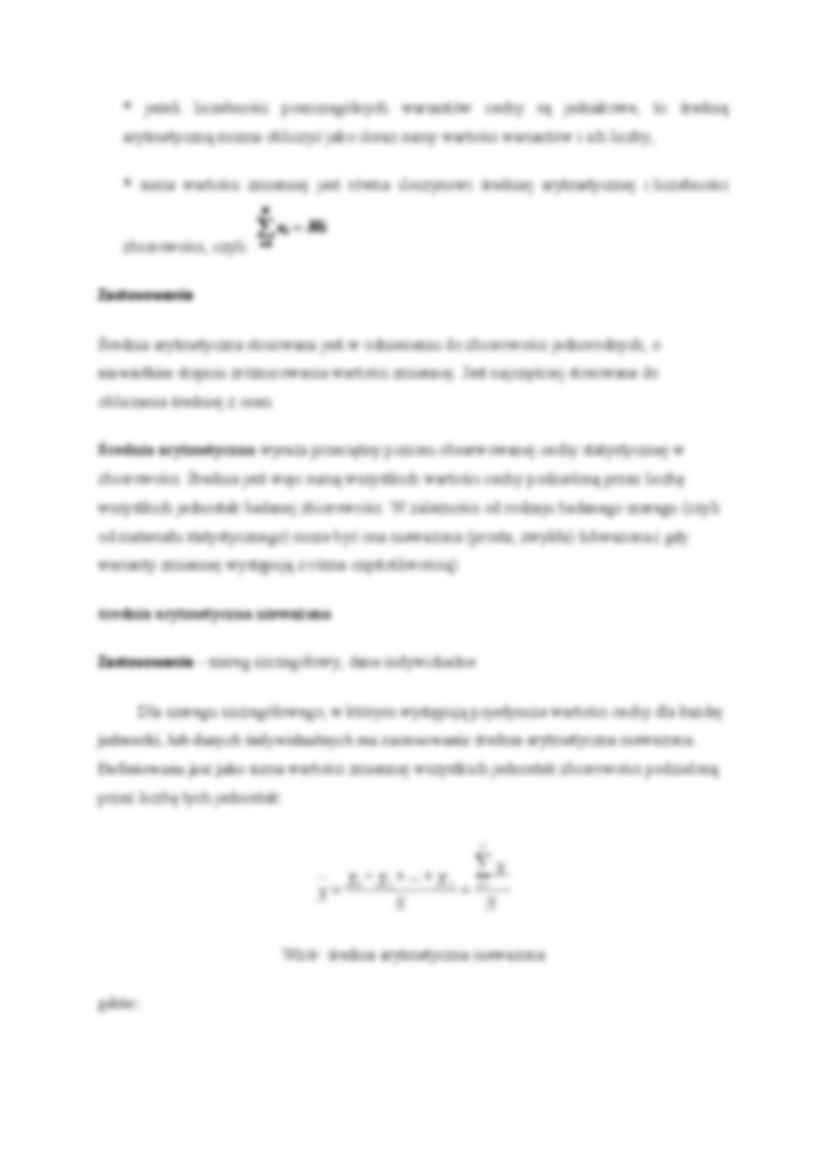 Średnie arytmetyczne-właściwości - strona 2