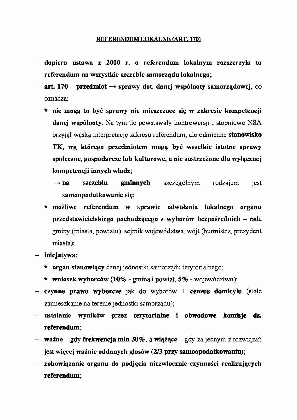 Referendum lokalne - Rada gminy - strona 1