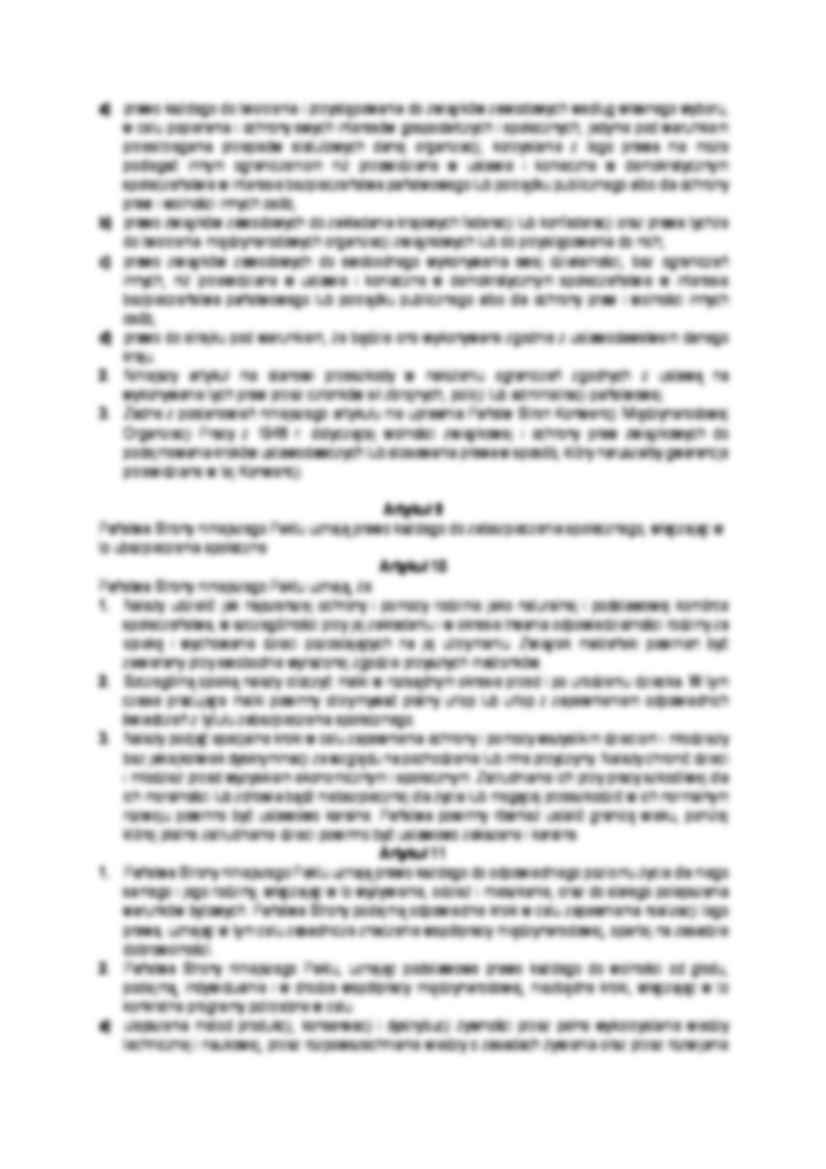 Miedzynarodowy Pakt Praw Gospodarczych Spolecznych i Kulturalnych - strona 3