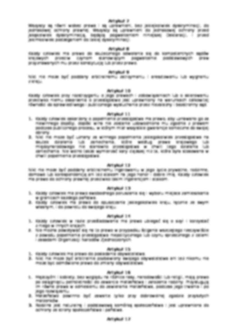 Deklaracja praw człowieka  1948 - strona 2