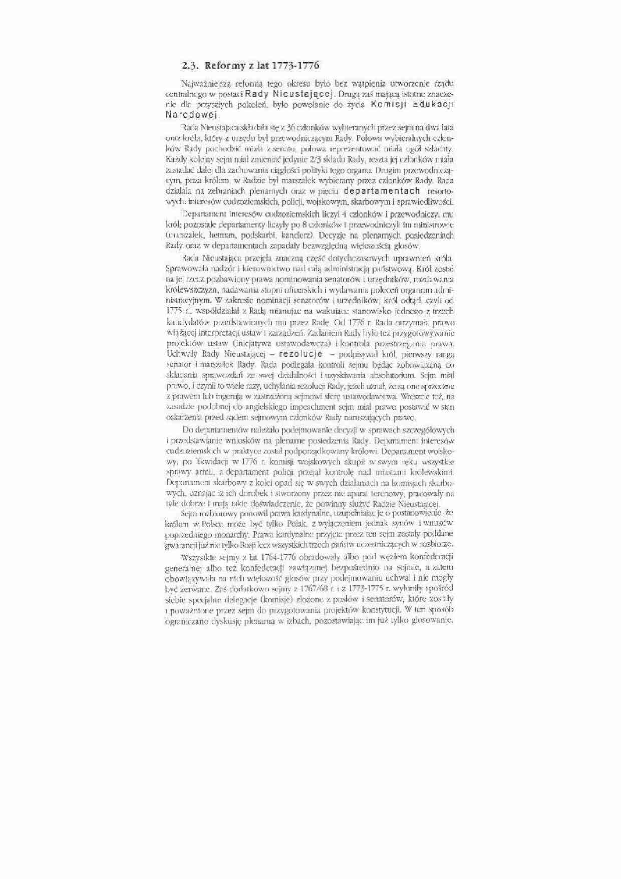 Reformy z Lat 1773-1776r - strona 1