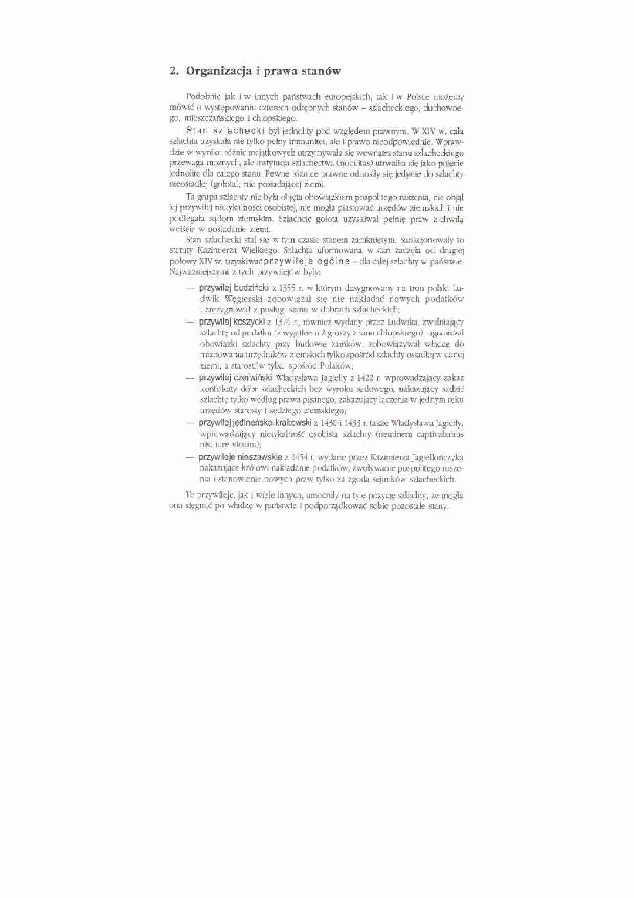 Organizacja i prawa stanów - strona 1