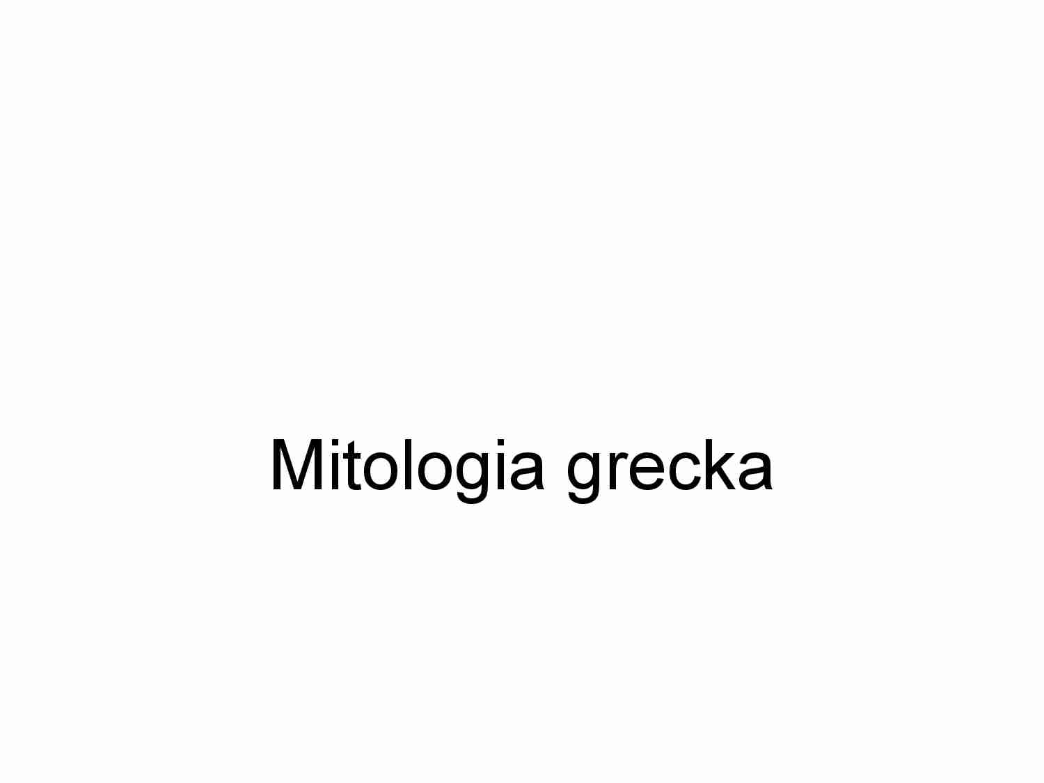 Mitologia grecka - strona 1