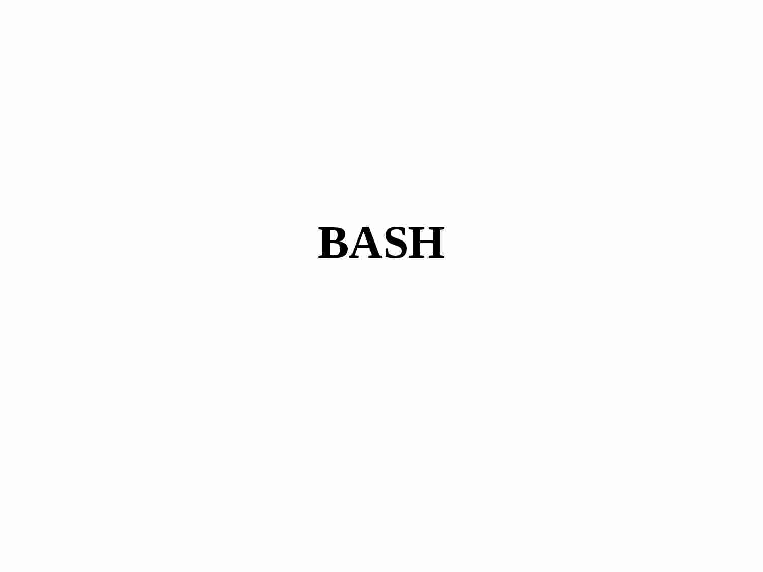 Bash-opracowanie - strona 1