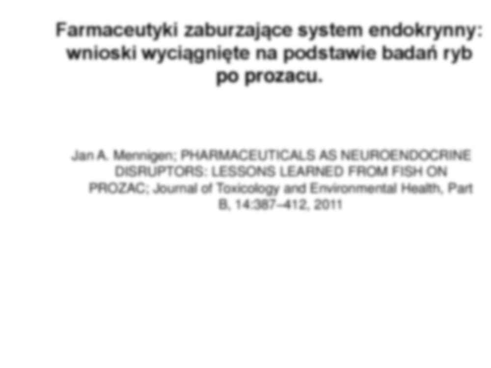 Farmaceutyki zaburzające system endokrynny - strona 2