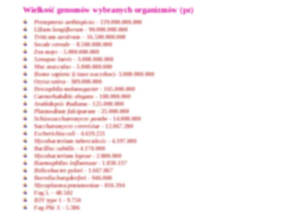 Organizacja genomów - strona 3