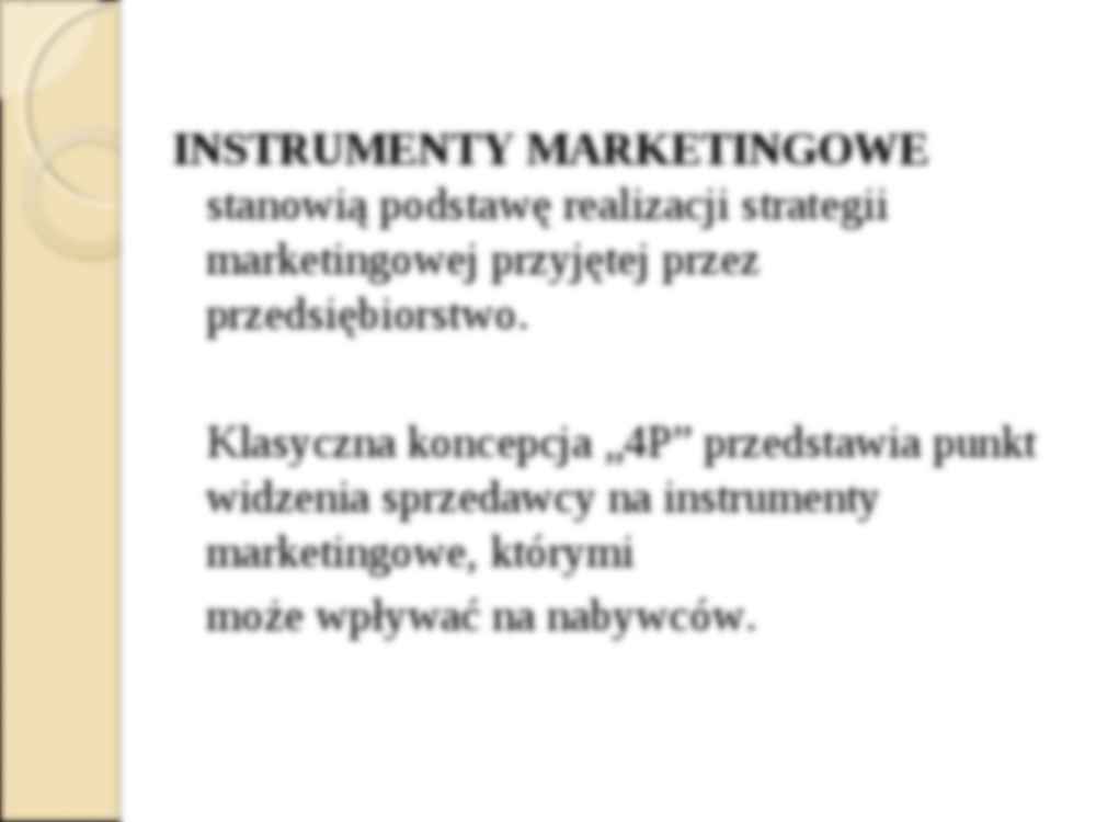 Koncepcja marketingu mix - wykład z pdstaw marketingu - strona 3