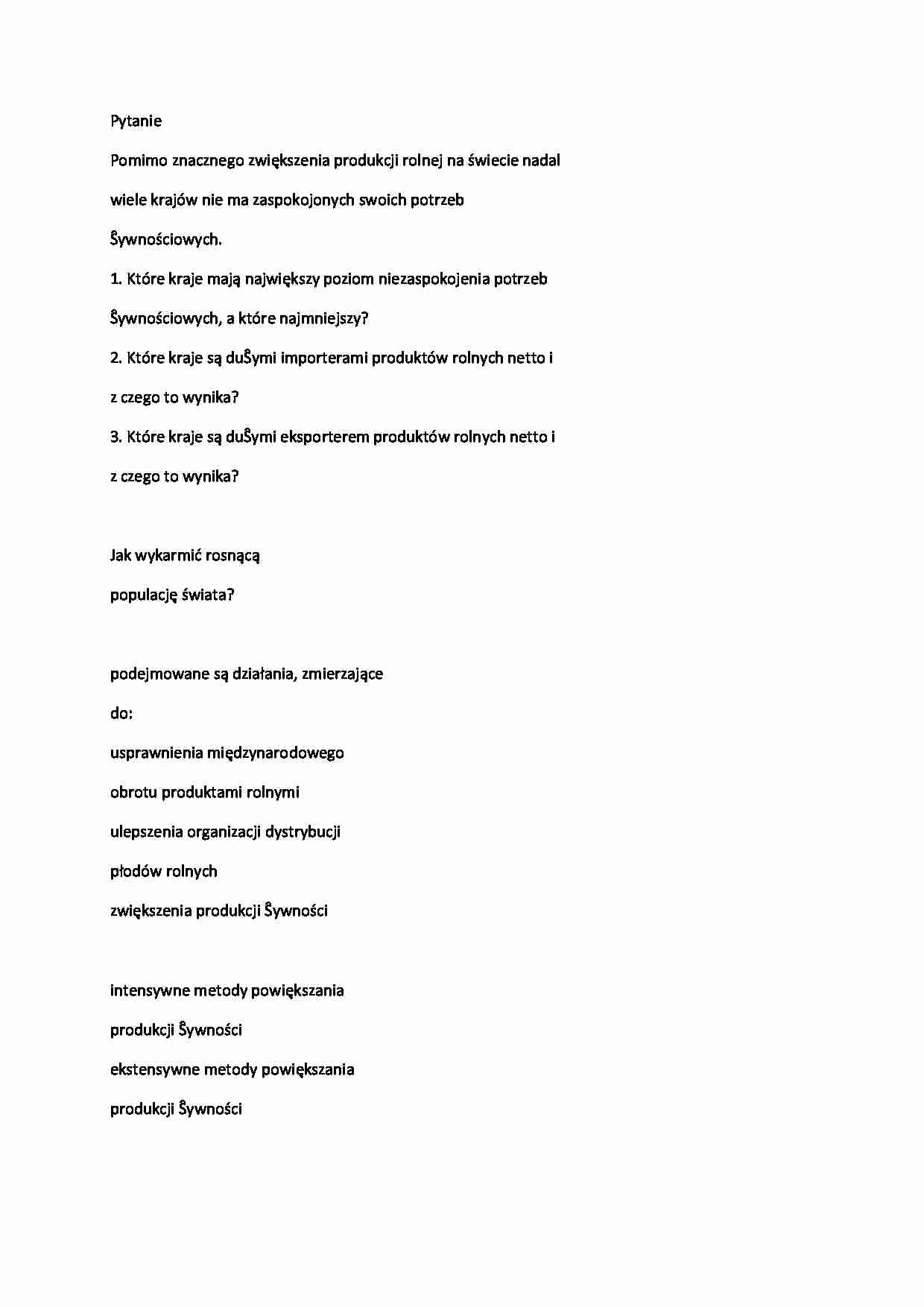 Geografia ekonomiczna - rolnictwo 4 - strona 1