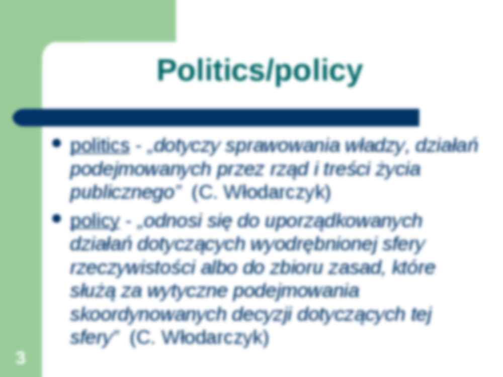 Polityka migracyjna – zagadnienia definicyjne - strona 3