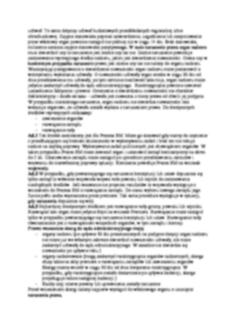 Nadzór nad samorządem terytorialnym - Przedmiot i kryterium nadzoru - strona 2
