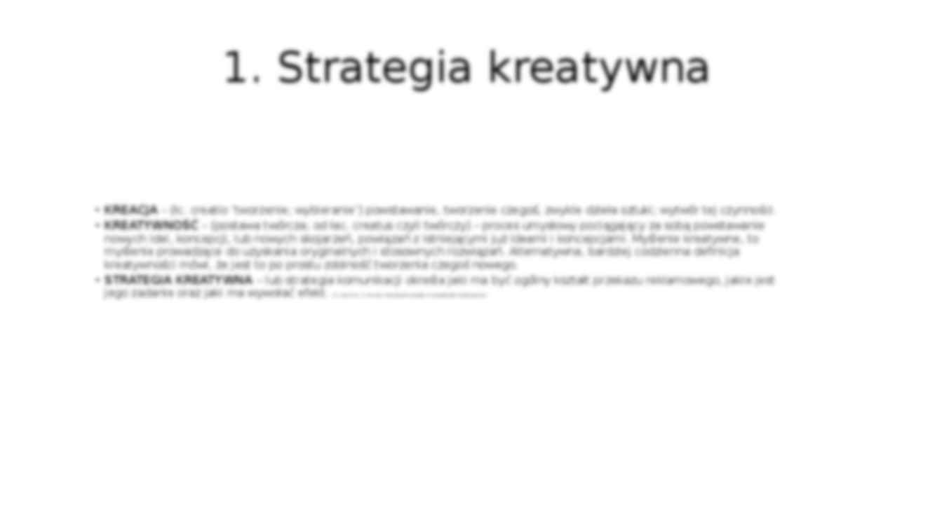 Strategia kreatywna - prezentacja - strona 2