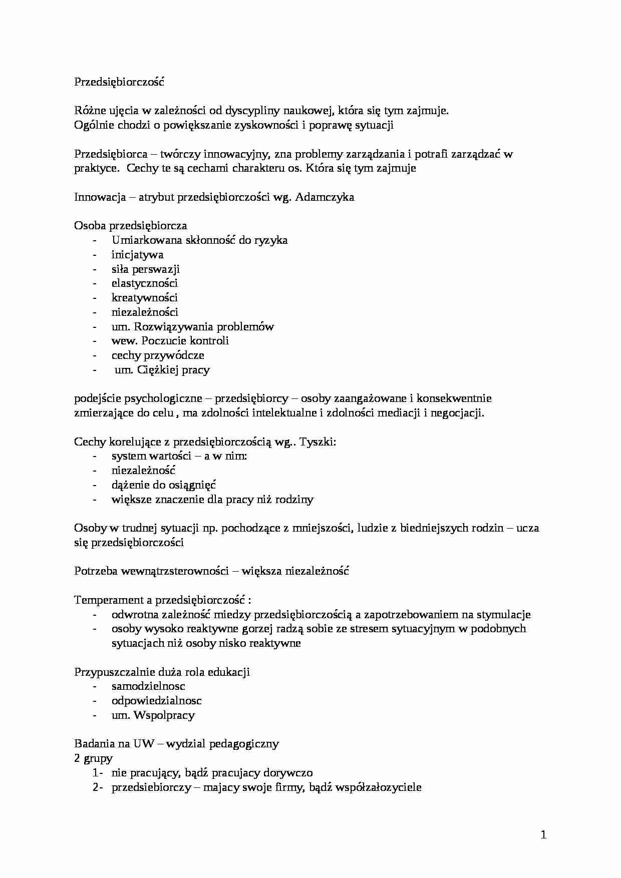 05 - 07 - Psychopedagogika pracy - pedagogika - strona 1