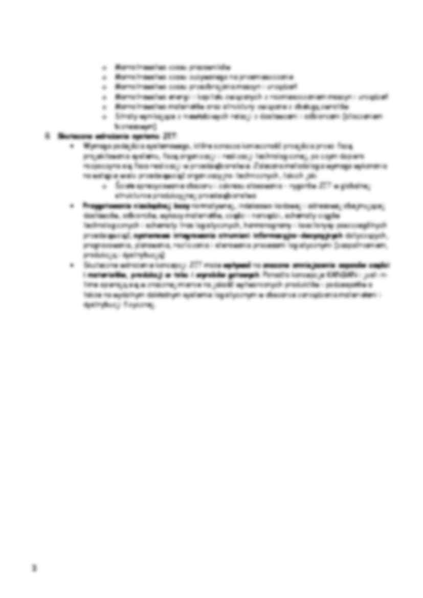 Logistyka produkcji - System JIT - strona 2