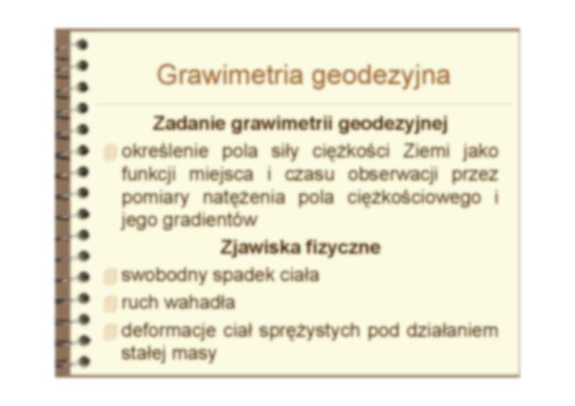 Grawimetria geodezyjna - strona 2