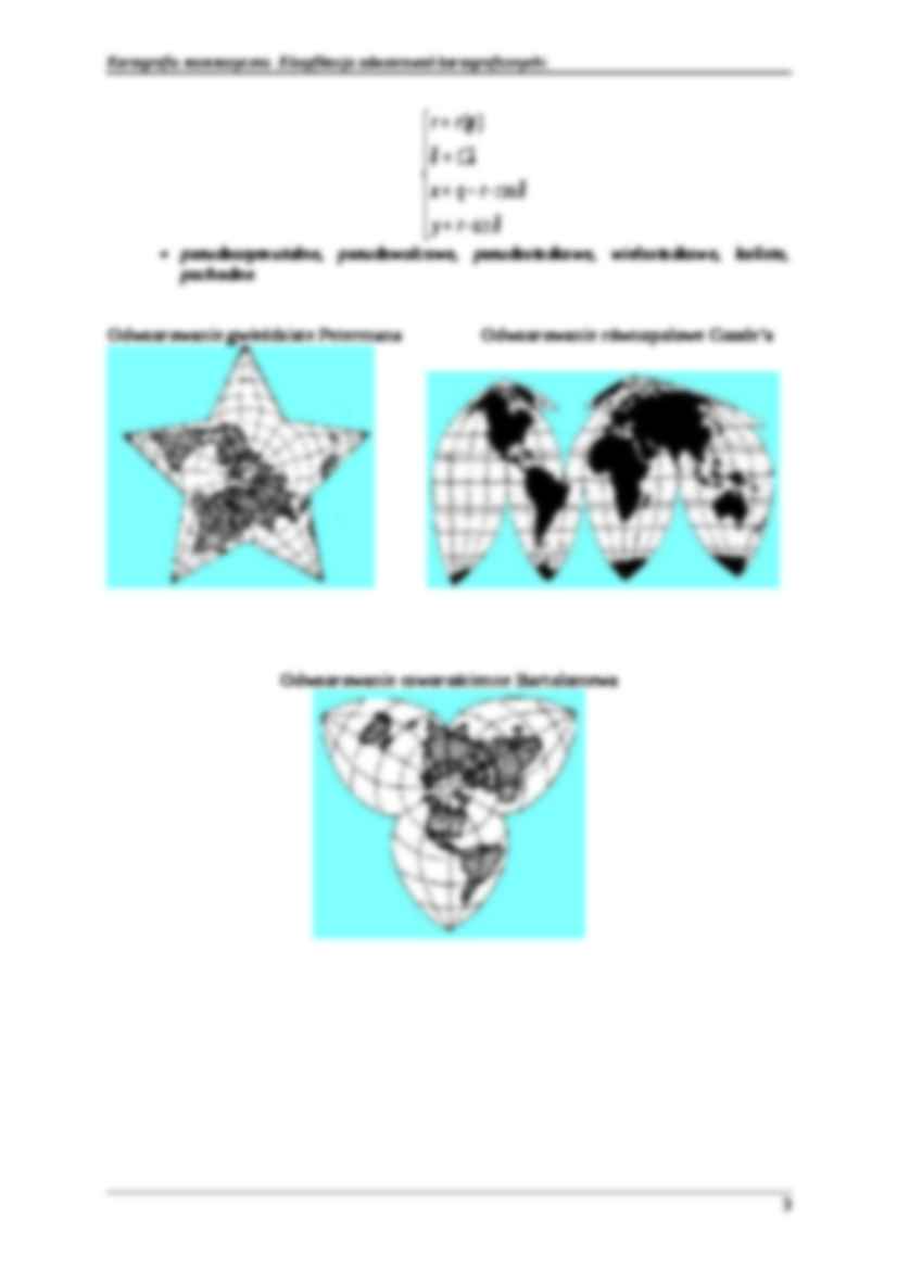 Klasyfikacja odwzorowań kartograficznych  - strona 3