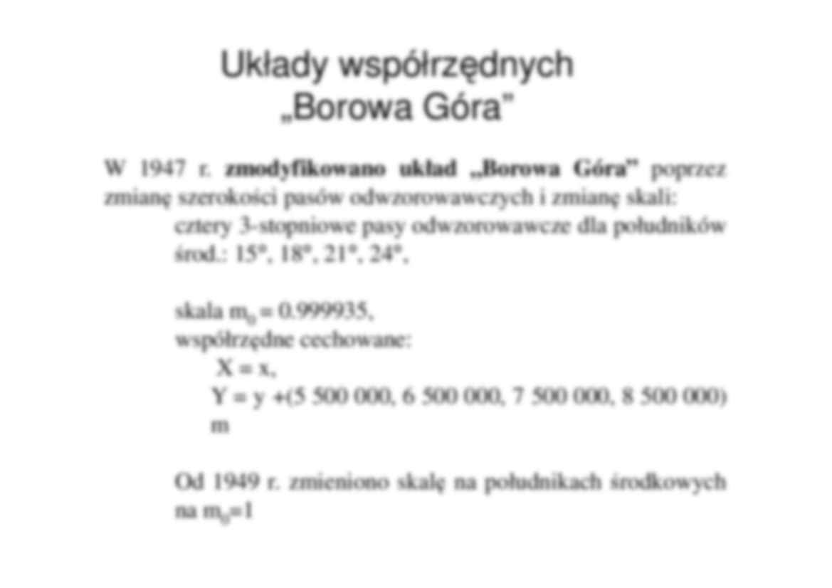 Układy kartograficzne stosowane w Polsce  - strona 3