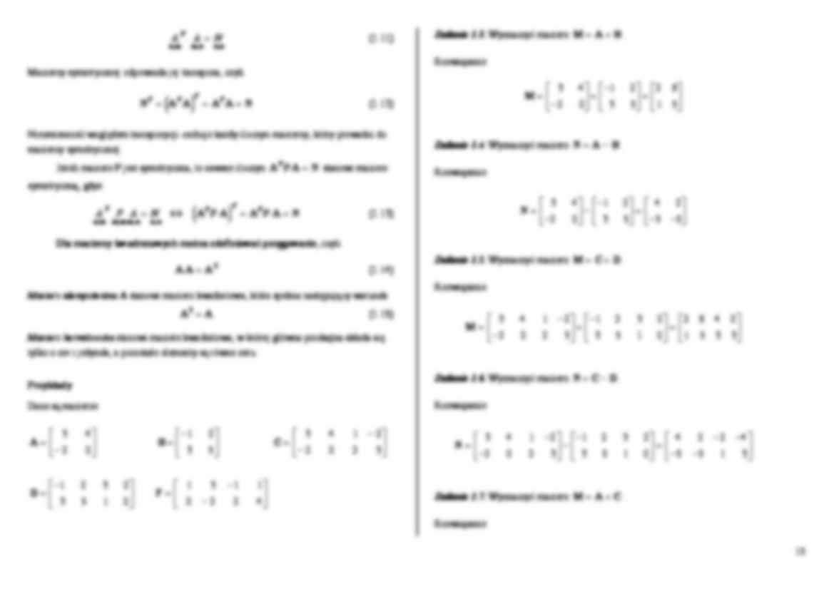 Elementy algebry macierzy - strona 3