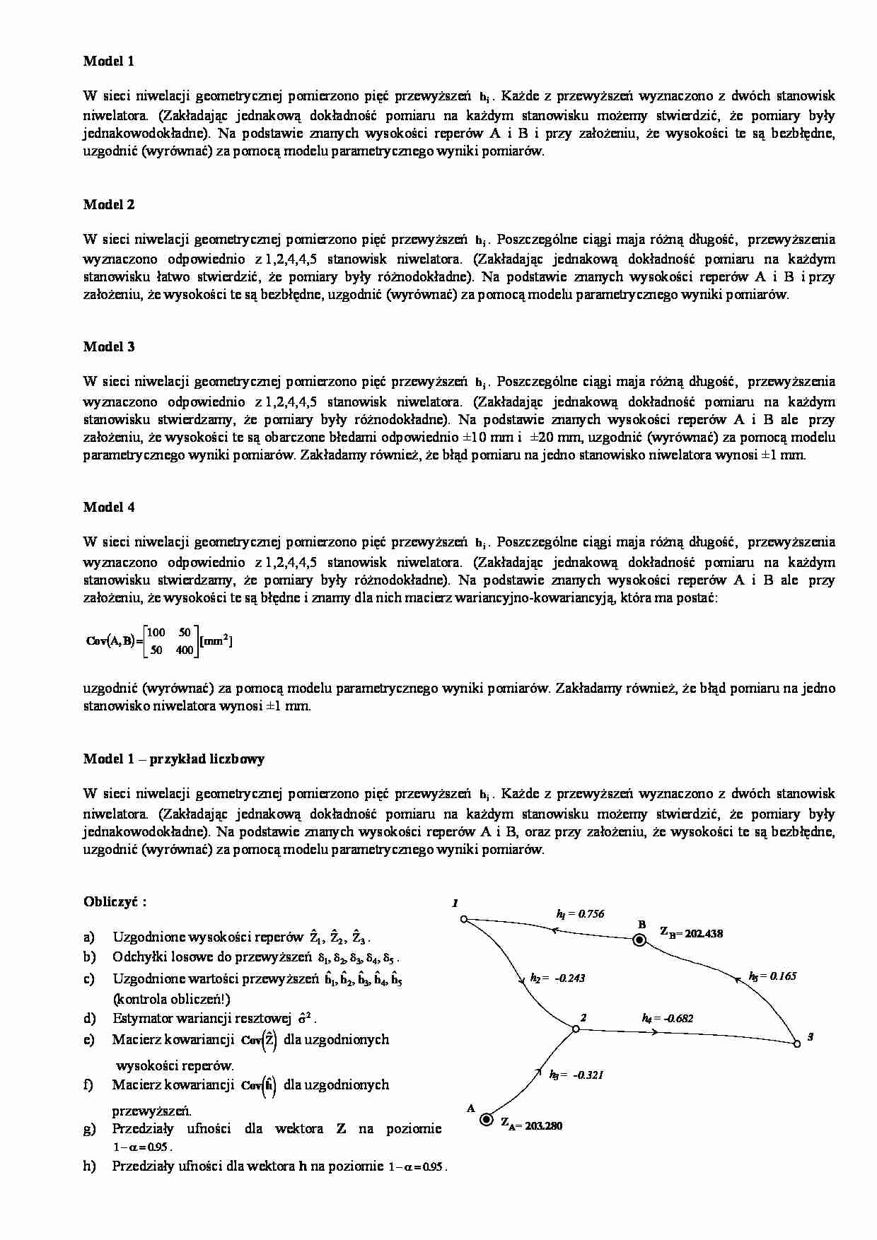 Sieć wysokościowa - metoda pośrednicząca - strona 1