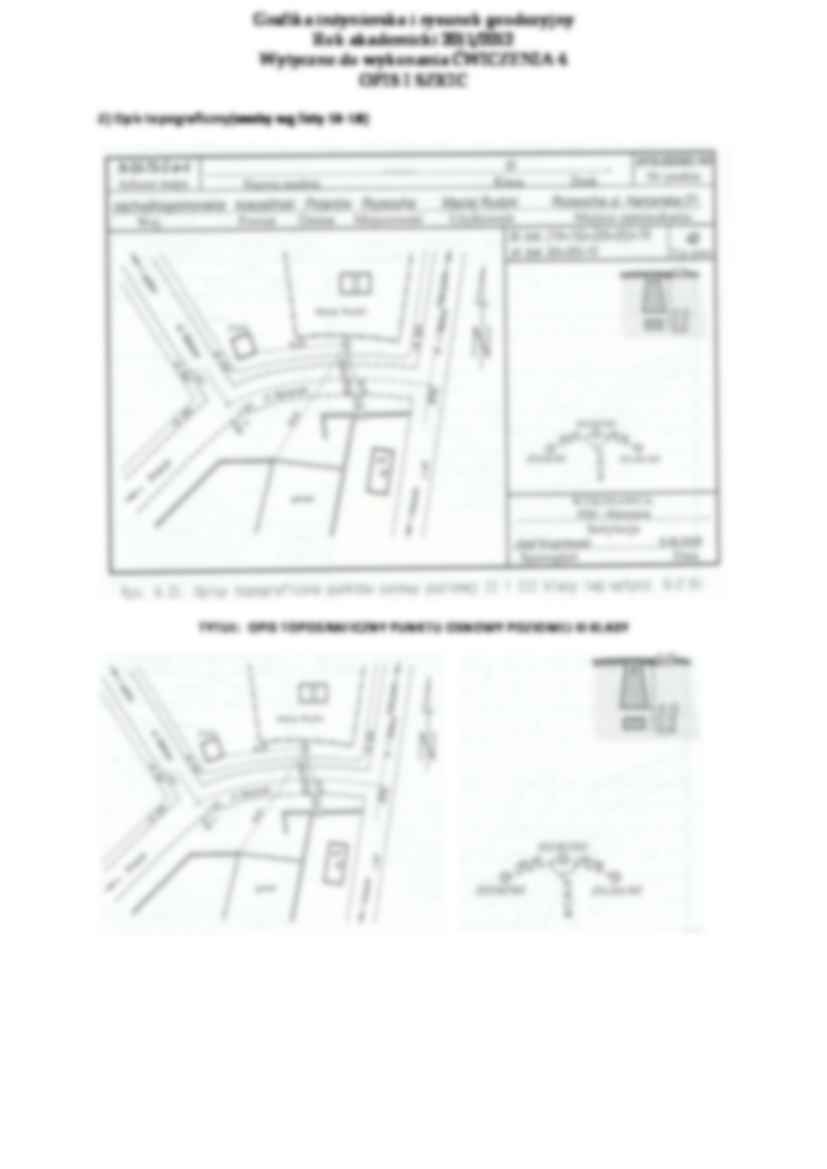 Grafika inżynierska i rysunek geodezyjny - wzór arkusza - strona 3