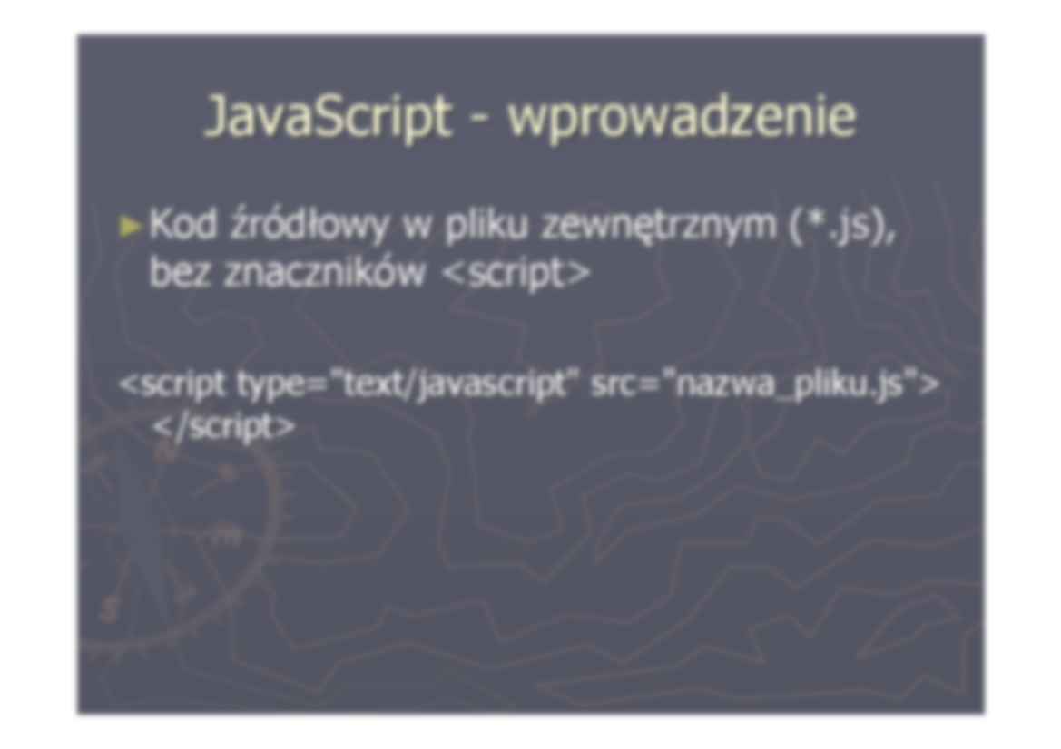 JavaScript - wprowadzenie - strona 3