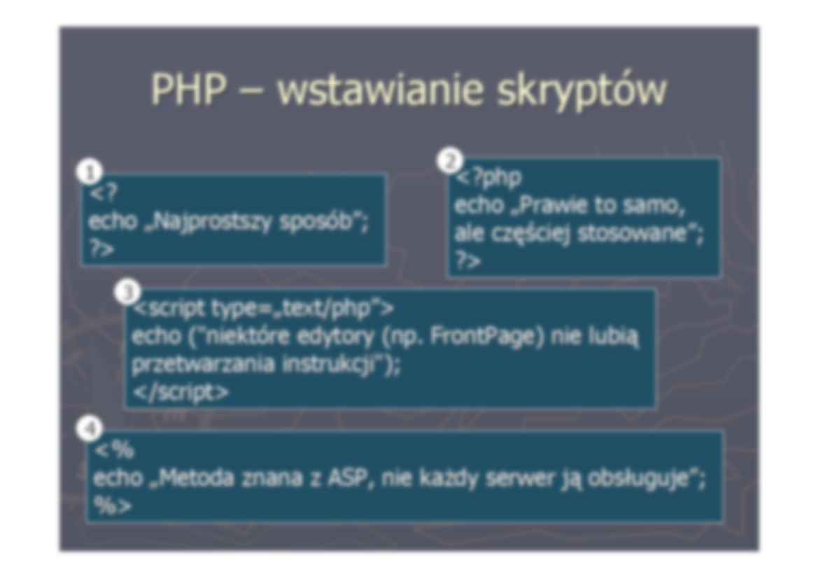 PHP - prezentacja - strona 3