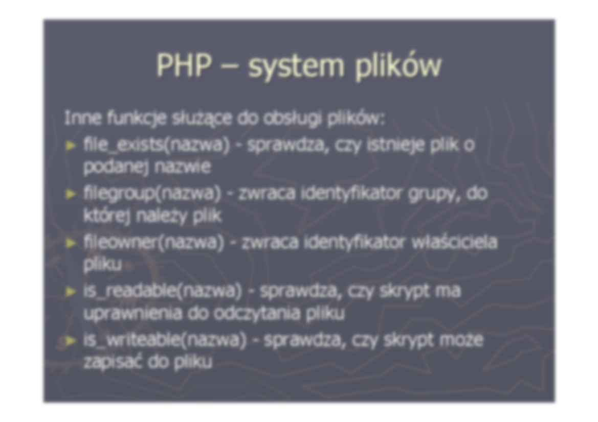 PHP - prezentacja cz. 2 - strona 3