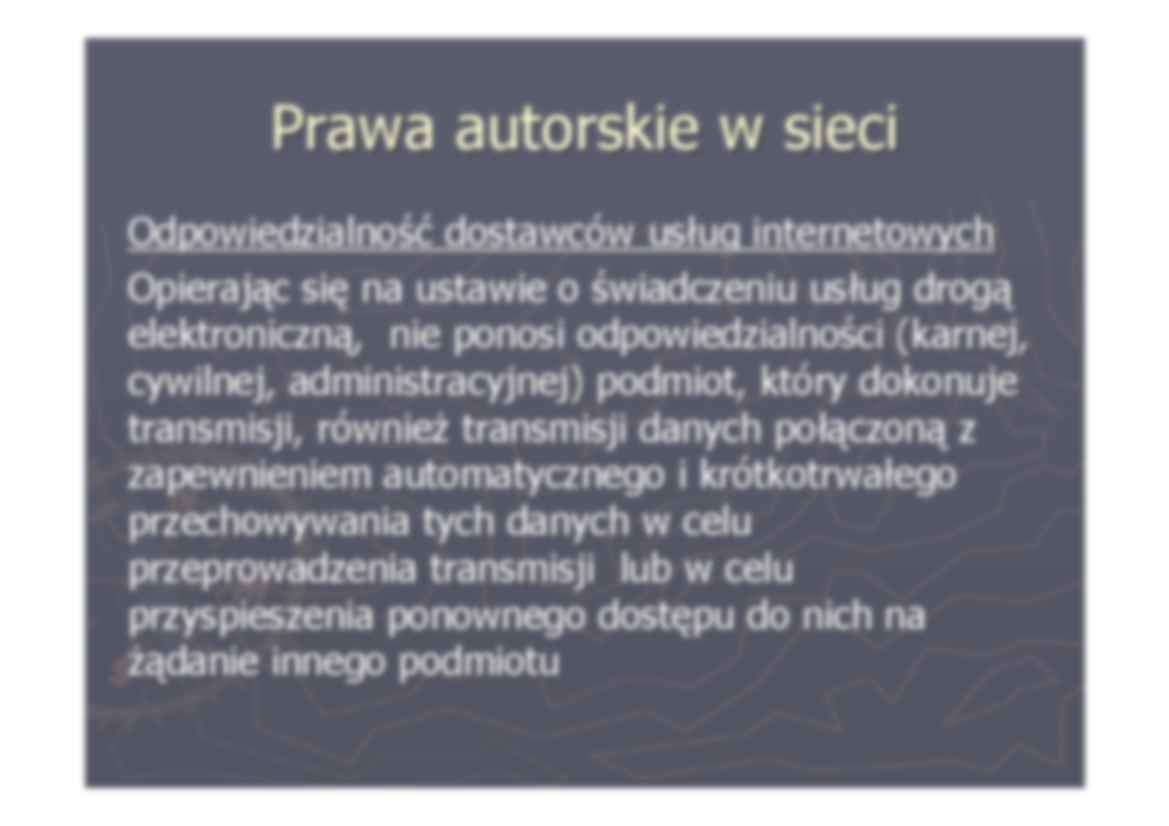 Prawa autorskie w sieci. - strona 3