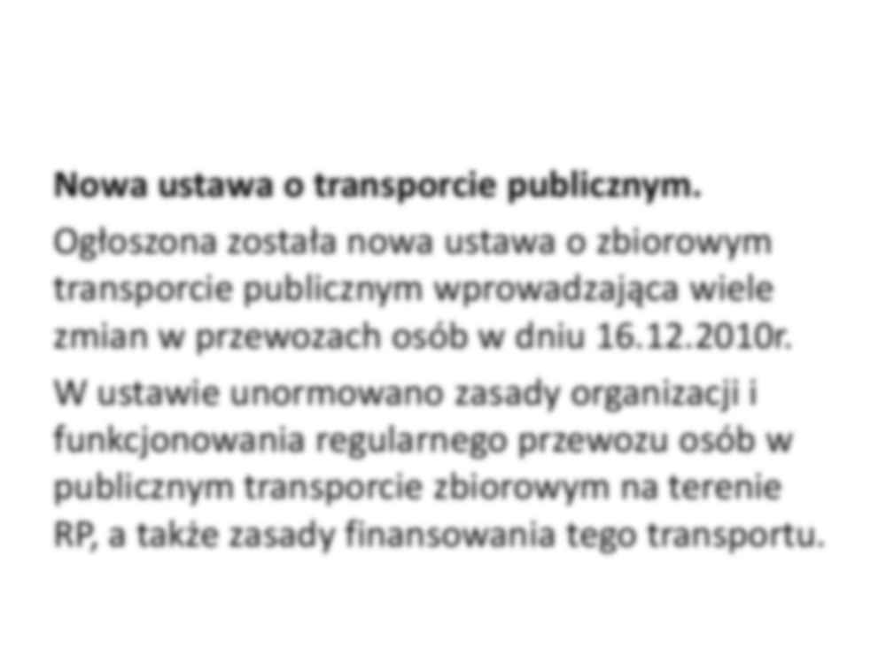 Finansowanie publicznego transportu zbiorowego - strona 2