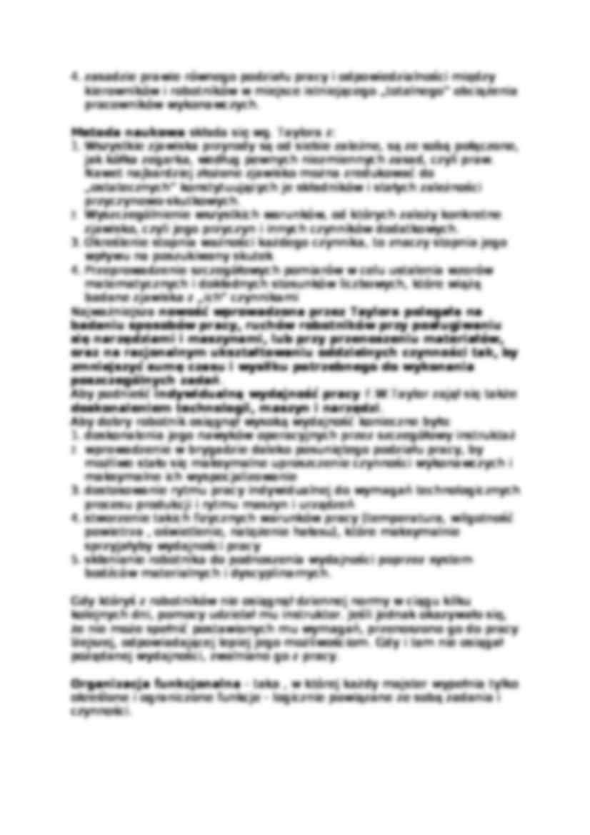 Prekursorzy naukowego zarządzania - strona 2